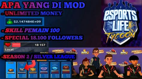 Esports Life Tycoon 2.0.0 Mod (Unlimited Money) .